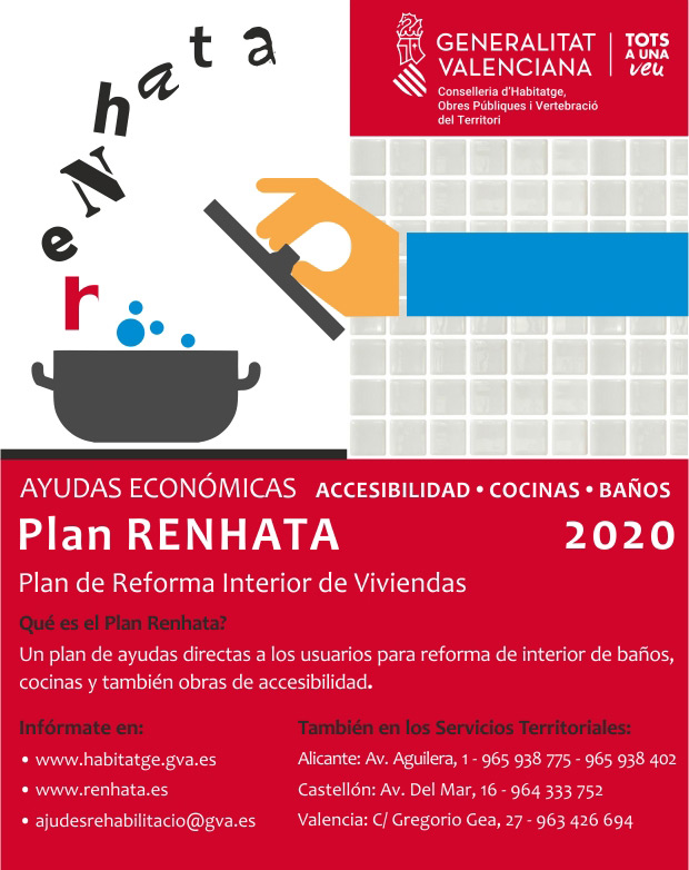 RENHATA 2020 PLAN: New public grants to renovate your home